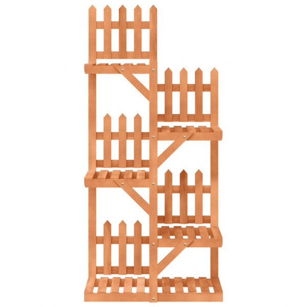 Soporte para flores madera maciza de abeto 60x25x130 cm M 4