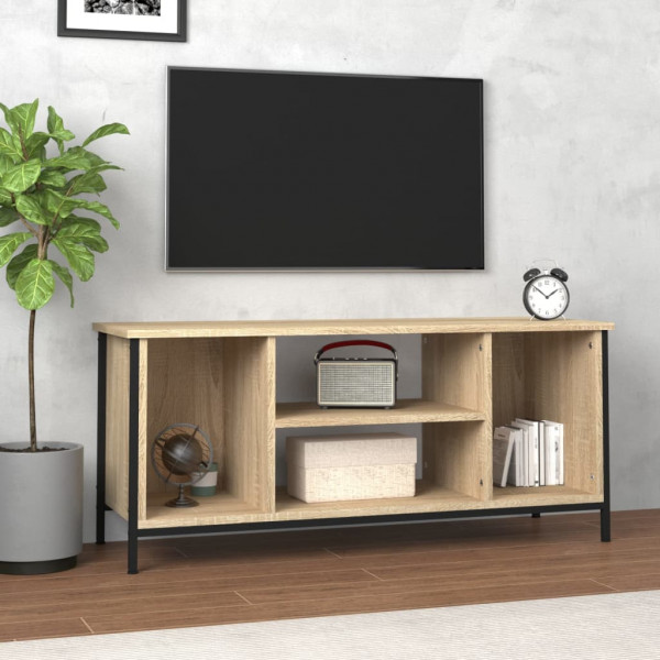 Mueble para TV madera contrachapada roble Sonoma 102x35x45 cm D