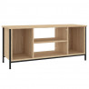 Mueble para TV madera contrachapada roble Sonoma 102x35x45 cm 2