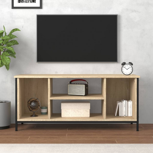 Mueble para TV madera contrachapada roble Sonoma 102x35x45 cm M 3