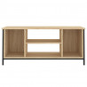 Mueble para TV madera contrachapada roble Sonoma 102x35x45 cm 5