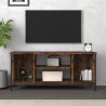 Mueble para TV madera contrachapada roble ahumado 102x35x45 cm 3