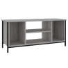 Mueble para TV madera contrachapada gris Sonoma 102x35x45 cm 2