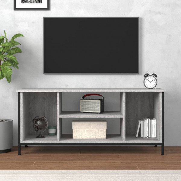 Móvel de TV 102x35x45 cm derivados de madeira cinzento sonoma M 3