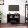 Mueble de TV con puertas madera contrachapada 60x35x45 cm 3