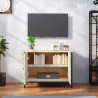 Mueble de TV madera contrachapada roble Sonoma 60x35x45 cm 3