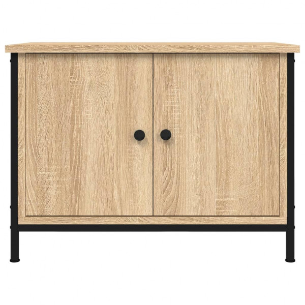 Mueble de TV madera contrachapada roble Sonoma 60x35x45 cm M 5