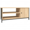 Mueble para TV madera contrachapada roble Sonoma 100x40x45 cm 2