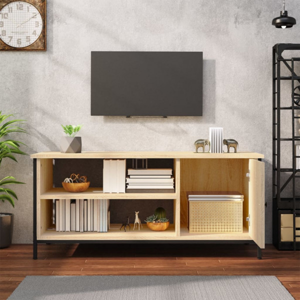 Mueble para TV madera contrachapada roble Sonoma 100x40x45 cm M 3