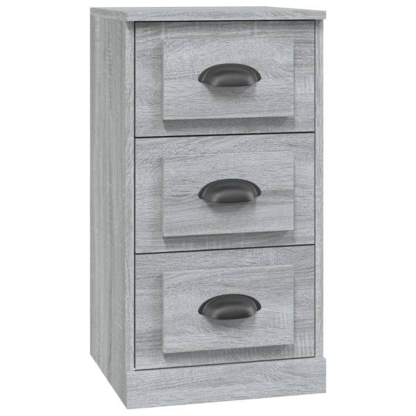 Aparador de madera contrachapada gris Sonoma 36x35.5x67.5 cm M 2