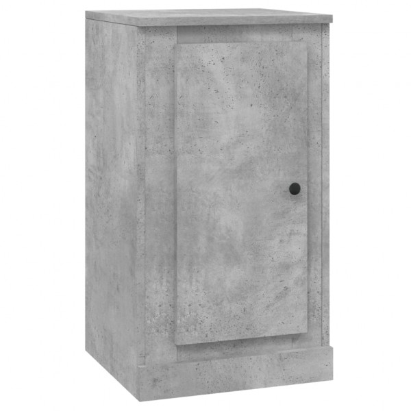 Aparador de madera contrachapada gris hormigón 37.5x35.5x67.5cm M 2