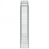Cestos gabião arqueados 2pcs 200x50x200/220cm ferro galvanizado 5