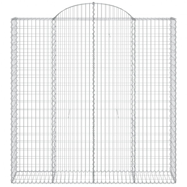 Cestos gabião arqueados 8pcs 200x50x200/220cm ferro galvanizado M 4