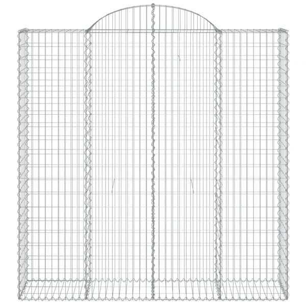 Cestos gabião arqueados 6pcs 200x50x200/220cm ferro galvanizado M 4