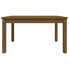 Mesa de jardín madera maciza pino marrón miel 82.5x50.5x45 cm 5