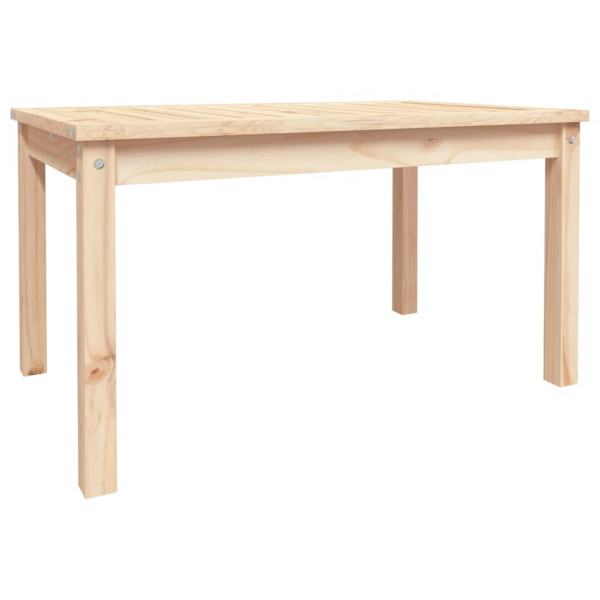 Mesa de jardín madera maciza de pino 82.5x50.5x45 cm M 2