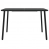 Mesa de jardim 110x80x71 cm aço antracite 3