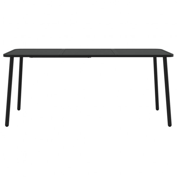 Mesa de jardim 165x80x71 cm aço antracite M 3
