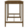 Mesa de jardim 159.5x82.5x110 cm pinho maciço castanho-mel 5