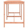 Mesa de jardín madera maciza de abeto Douglas 203.5x90x110 cm 5