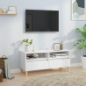 Móvel de TV 100x34.5x44.5 cm derivados de madeira branco 1