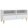 Mueble para TV madera contrachapada blanco 100x34.5x44.5 cm 2
