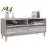 Mueble de TV madera contrachapada gris Sonoma 100x34.5x44.5 cm 4