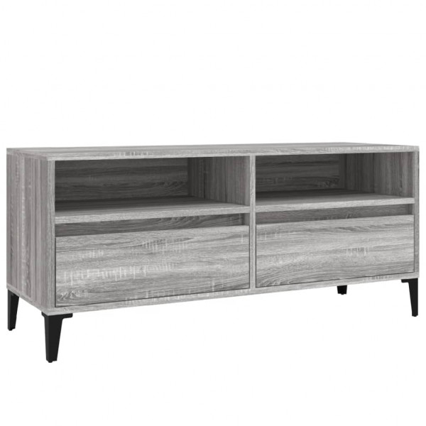 Móvel de TV 100x34.5x44.5 cm derivados madeira cinzento sonoma M 2