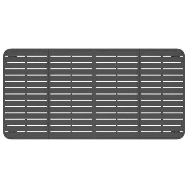 Mesa de jardim 200x100x71 cm aço antracite M 5