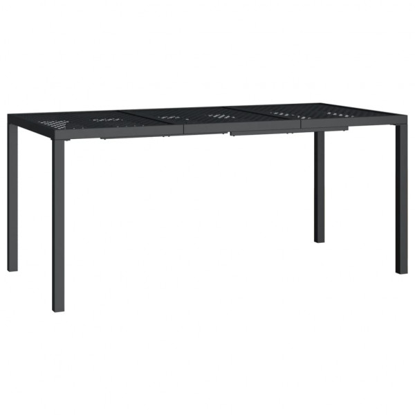 Mesa de jardim 165x80x72 cm aço antracite M 2