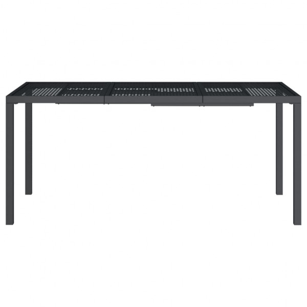 Mesa de jardim 165x80x72 cm aço antracite M 3