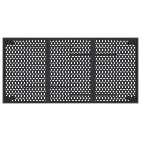 Mesa de jardim 165x80x72 cm aço antracite M 5