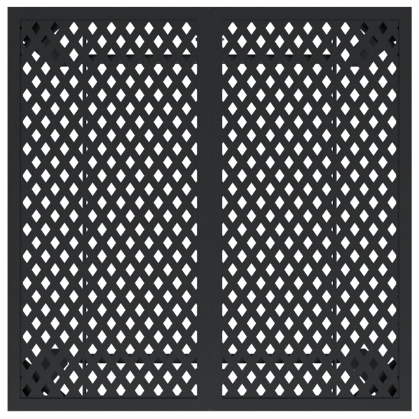 Mesa de jardim 80x80x72 cm aço antracite M 5