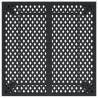 Mesa de jardim 80x80x72 cm aço antracite 5