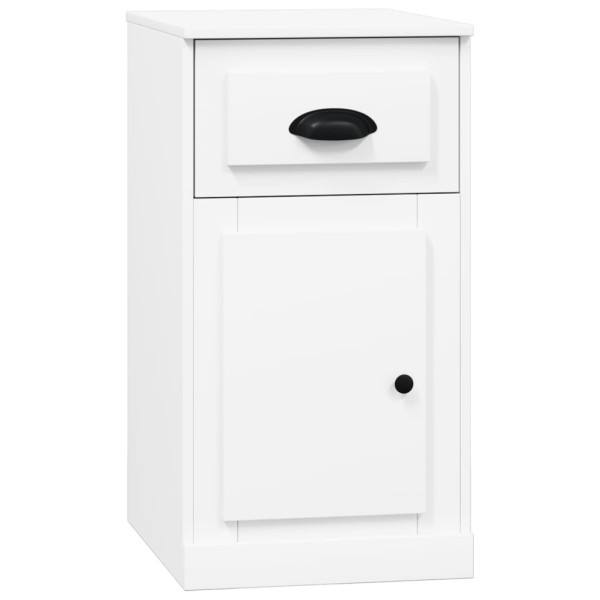 Armario auxiliar cajón madera contrachapada blanco 40x50x75 cm M 2