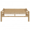 Mesa de centro de jardín bambú 100x55x33 cm 3