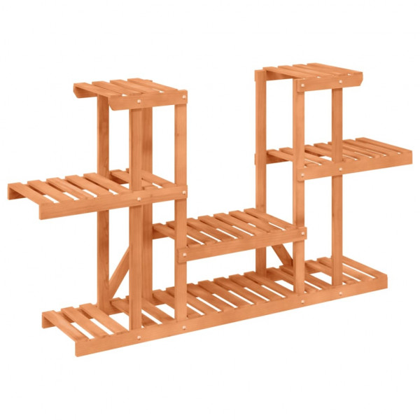 Soporte para flores madera maciza abeto 110x25x73 cm M 4