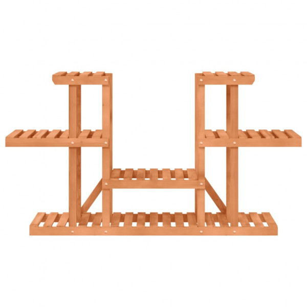 Soporte para flores madera maciza abeto 110x25x73 cm M 5