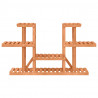 Soporte para flores madera maciza abeto 110x25x73 cm 5