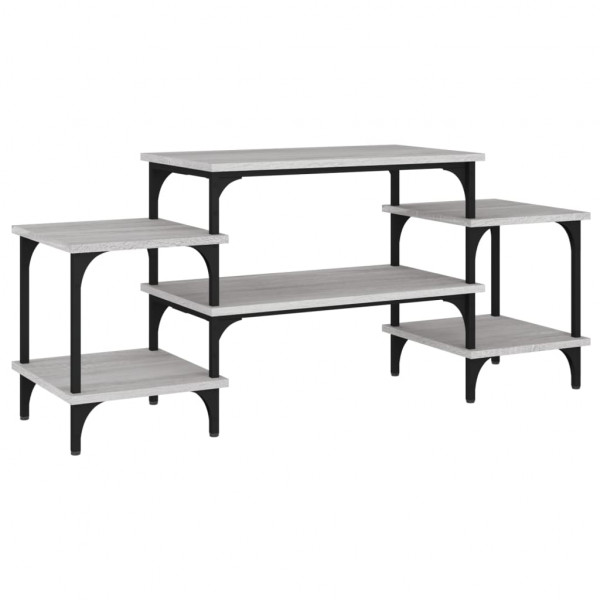 Mueble para TV madera contrachapada gris Sonoma 117x35x52 cm M 2