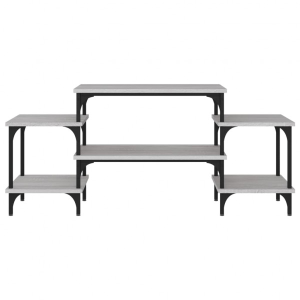 Mueble para TV madera contrachapada gris Sonoma 117x35x52 cm M 5