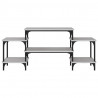 Mueble para TV madera contrachapada gris Sonoma 117x35x52 cm 5