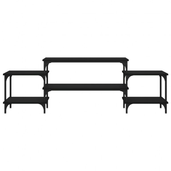 Móvel p/ TV 157x35x52 cm derivados de madeira preto M 5