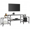 Mueble para TV madera contrachapada gris Sonoma 157x35x52 cm 4