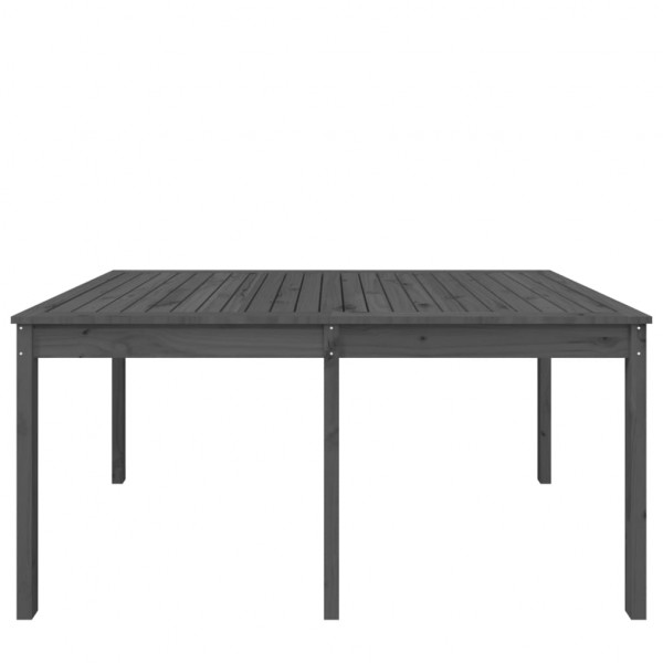 Mesa de jardim 159.5x82.5x76cm madeira de pinho maciça cinzento M 5