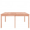 Mesa de jardín madera maciza Douglas 159.5x82.5x76 cm 5
