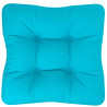 Cojín para palés tela Oxford turquesa 60x61.5x10 cm 4