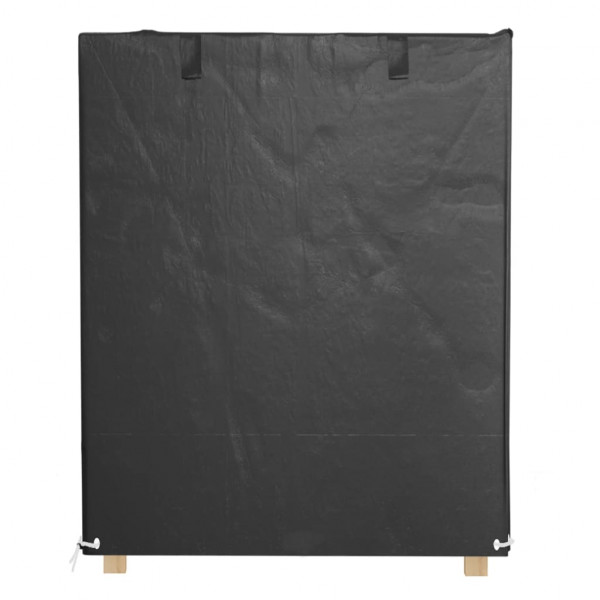 Capa p/ banco de baloiço 8 ilhós 125x90x135/165 cm polietileno M 2