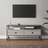 Mueble de TV madera contrachapada gris Sonoma 100x35x45 cm 1