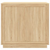 Aparador madera contrachapada color roble Sonoma 80x34x75 cm 5